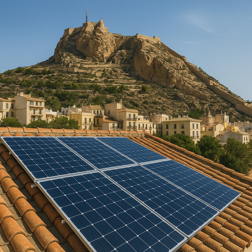 instalación de placas solares en Alicante
