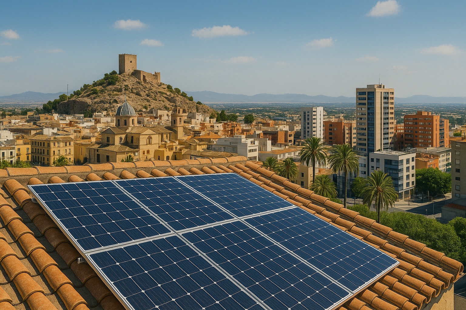 instalación de placas solares en Molina de Segura
